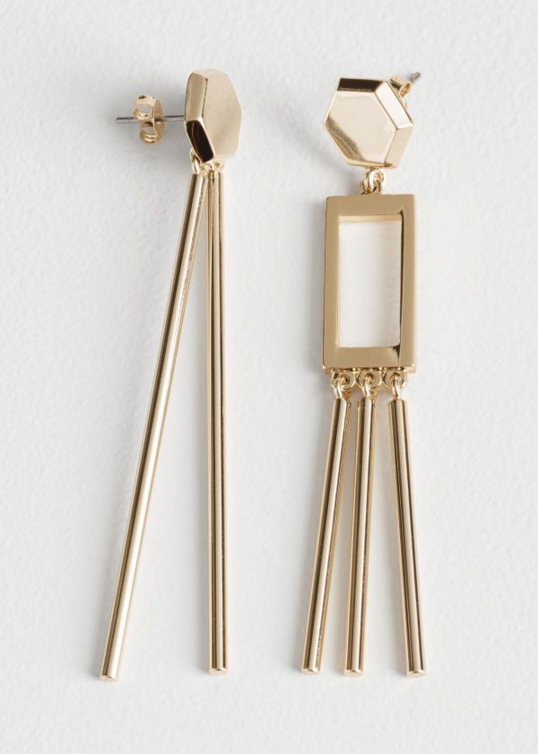 Ideas de aretes asimétricos y otras historias, pulsera con dijes: Pendientes  