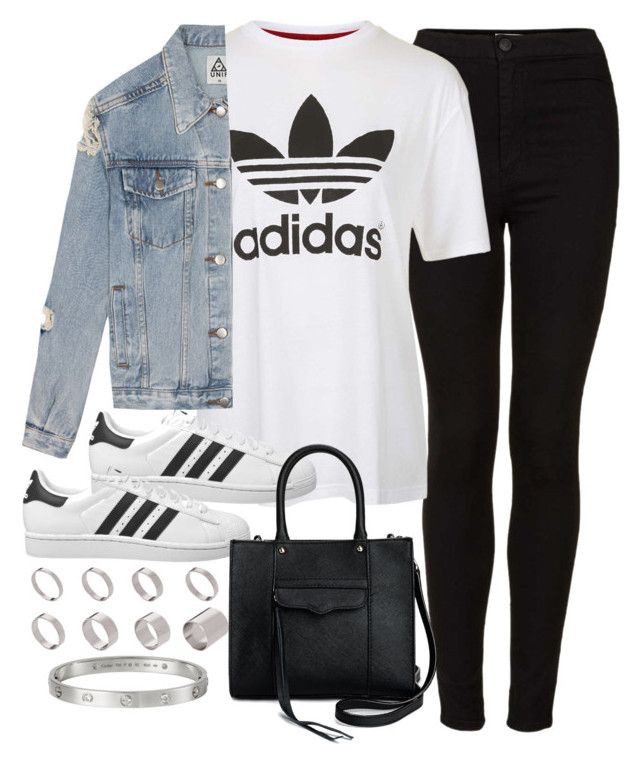 Grandes fotos de polyvore adidas, adidas Originals Adicolor: Trajes De Mezclilla,  adidas originales,  adidas superestrella  