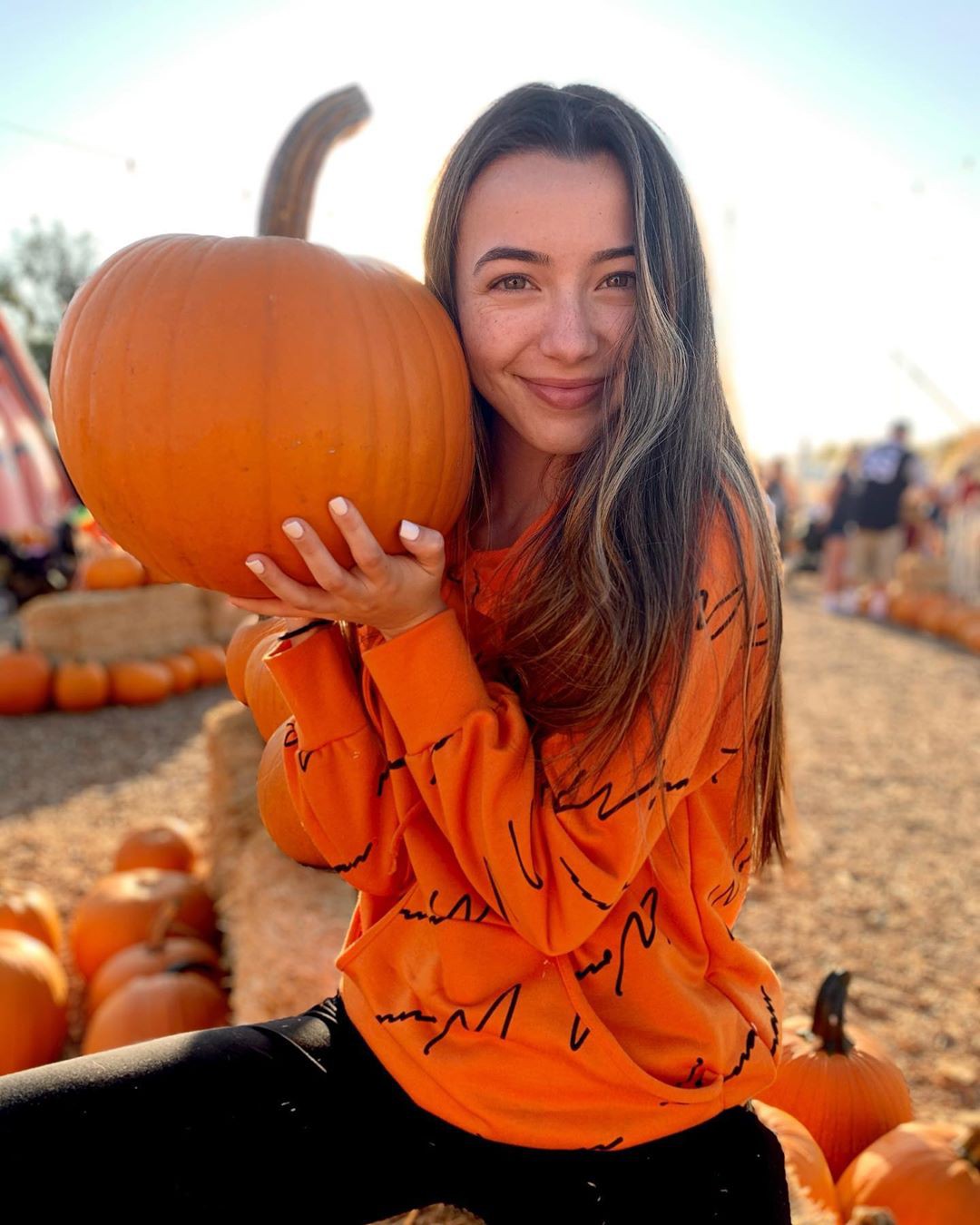 Veronica Merrell, calabaza de invierno, comida local, verdura: trajes de invierno,  Verónica Merrell Instagram  