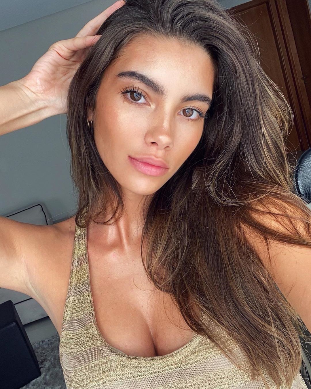 Cindy Mello Pretty Look, Beautiful Lips, Long Hairstyle Girls
