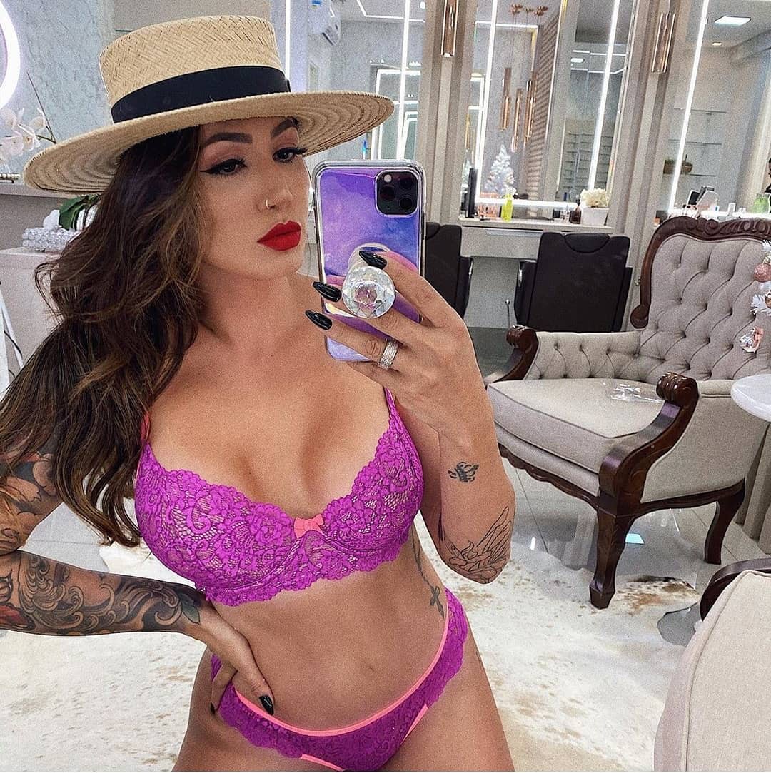 Purple and pink hot insta pic, lingerie, bikini lingerie top, swimwear: Instagram girls,  Lingerie Top,  Purple And Pink Outfit  