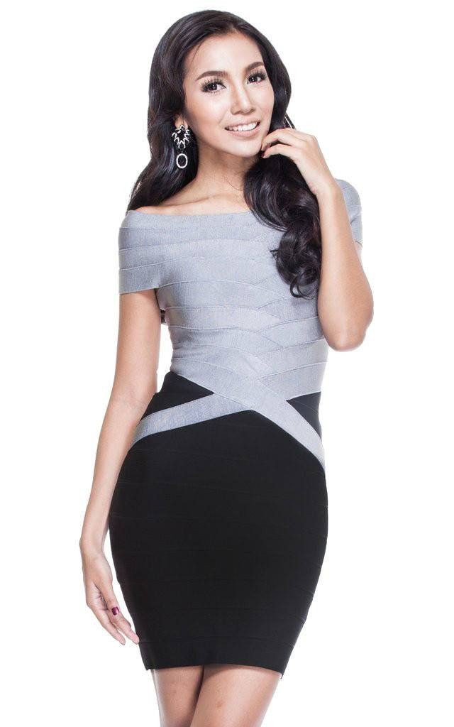 Ideas de moda plateadas y negras con vestidito negro, vestido de cóctel, vestidito negro, camisa sin mangas, vestido de vendaje