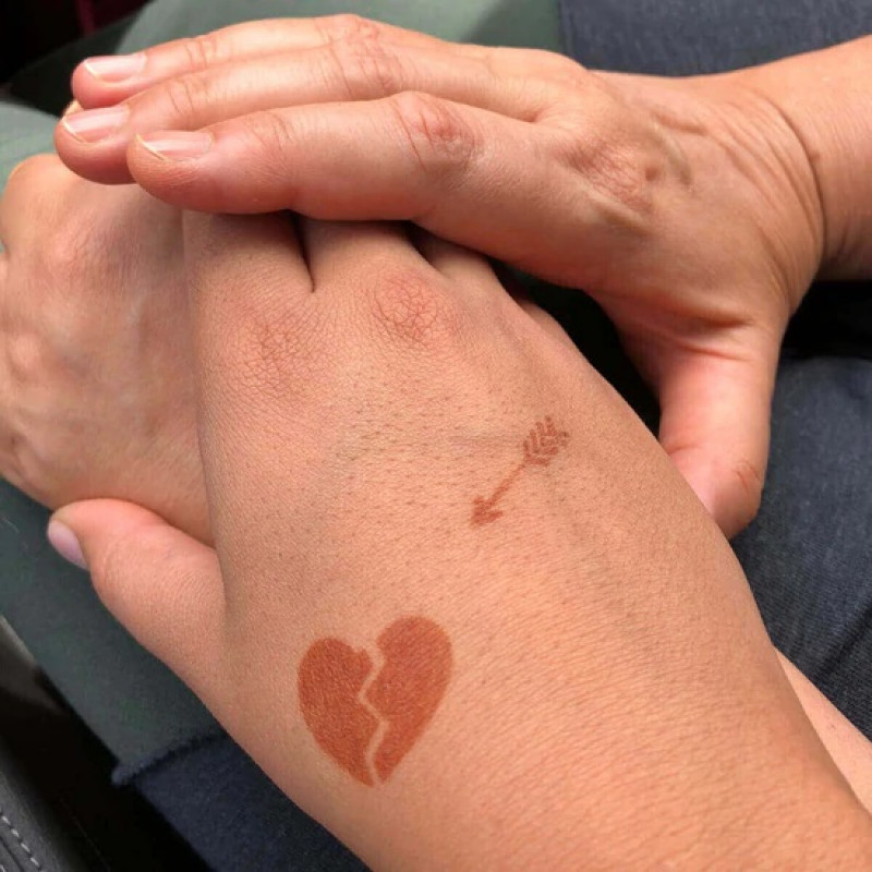 Dare Henna Tattoo Stencil