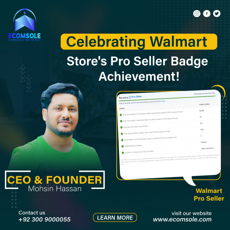 𝐖𝐚𝐥𝐦𝐚𝐫𝐭 𝐒𝐭𝐨𝐫𝐞'𝐬 𝐏𝐫𝐨 𝐒𝐞𝐥𝐥𝐞𝐫 𝐁𝐚𝐝𝐠𝐞 𝐀𝐜𝐡𝐢𝐞𝐯𝐞𝐦𝐞𝐧𝐭!