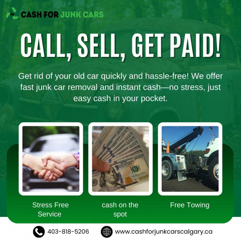 Junk Car Removal Calgary | Cash For Junk Cars Calgary
