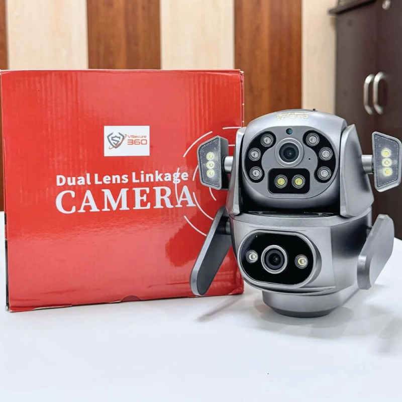 VCamVisionBot821A Outdoor Waterproof Dual-Lens Smart Camera